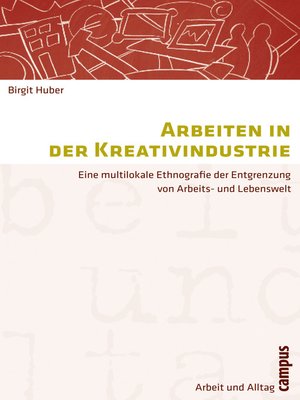 cover image of Arbeiten in der Kreativindustrie